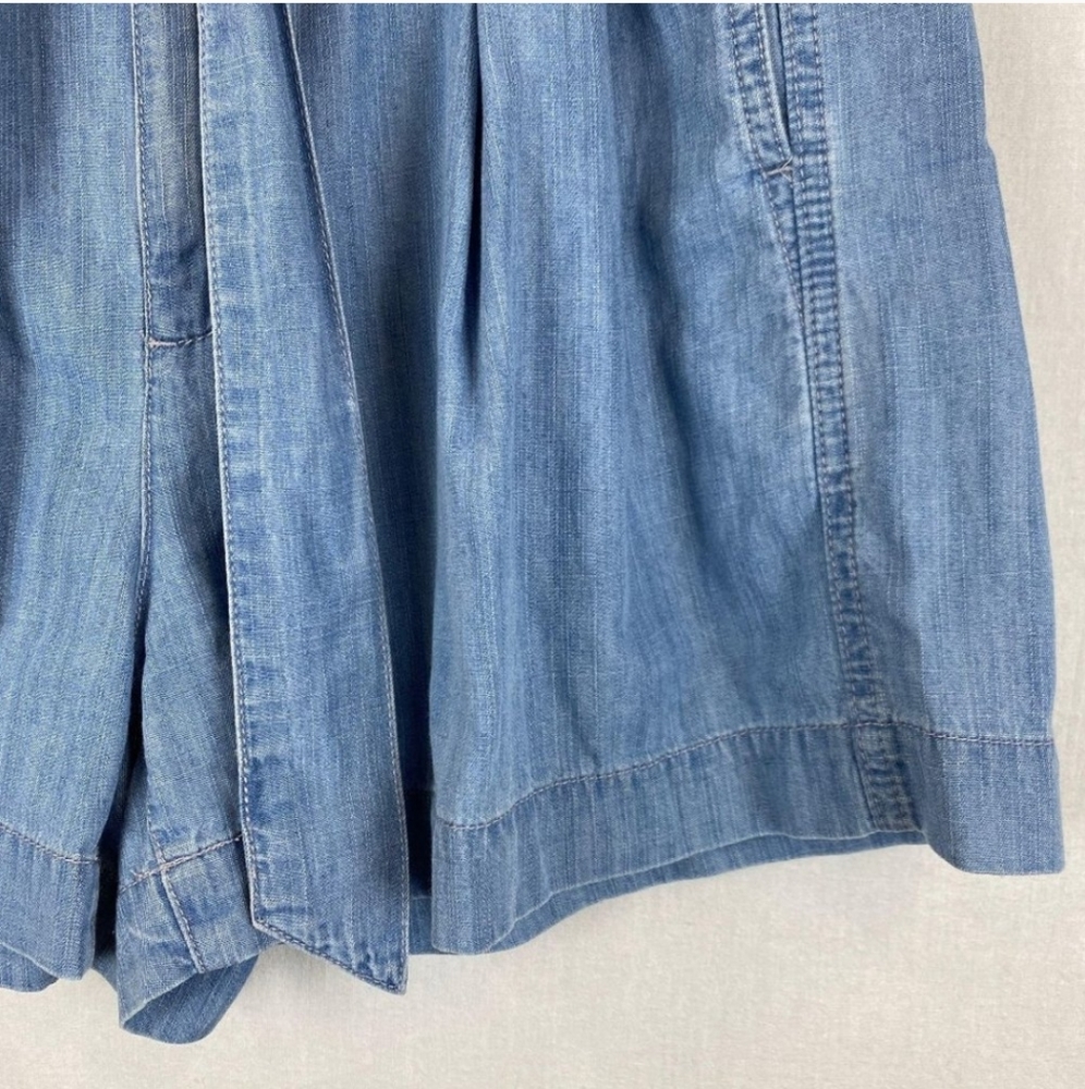 Madewell soft chambray paperbag shorts - Picture 9 of 9